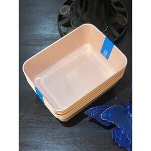 Set of 6 Room Essentials Medium Pink Trays